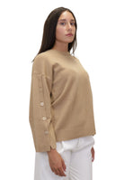 MAGLIE A GIROCOLLO Beige Kangra