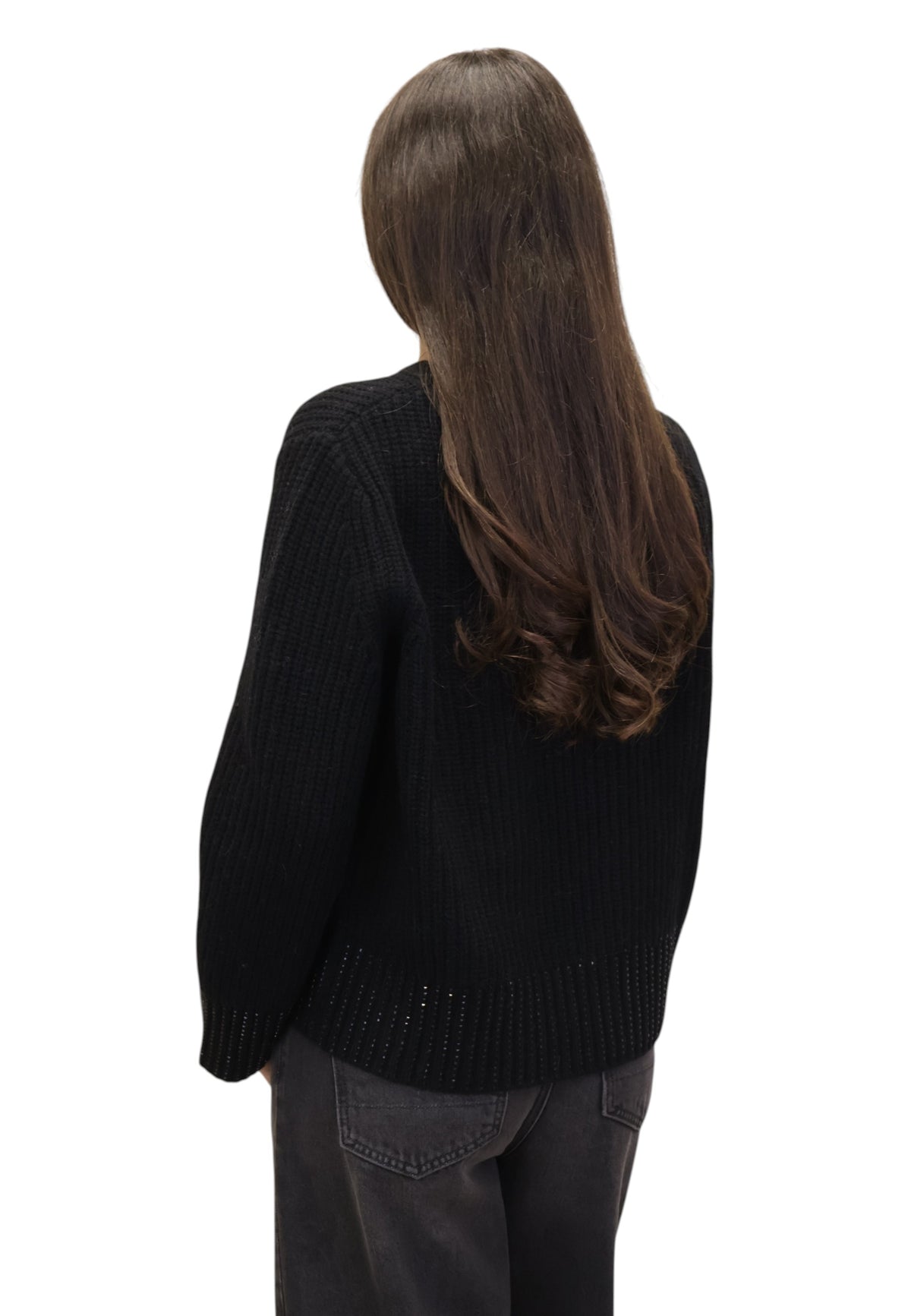MAGLIE A GIROCOLLO Nero Kangra