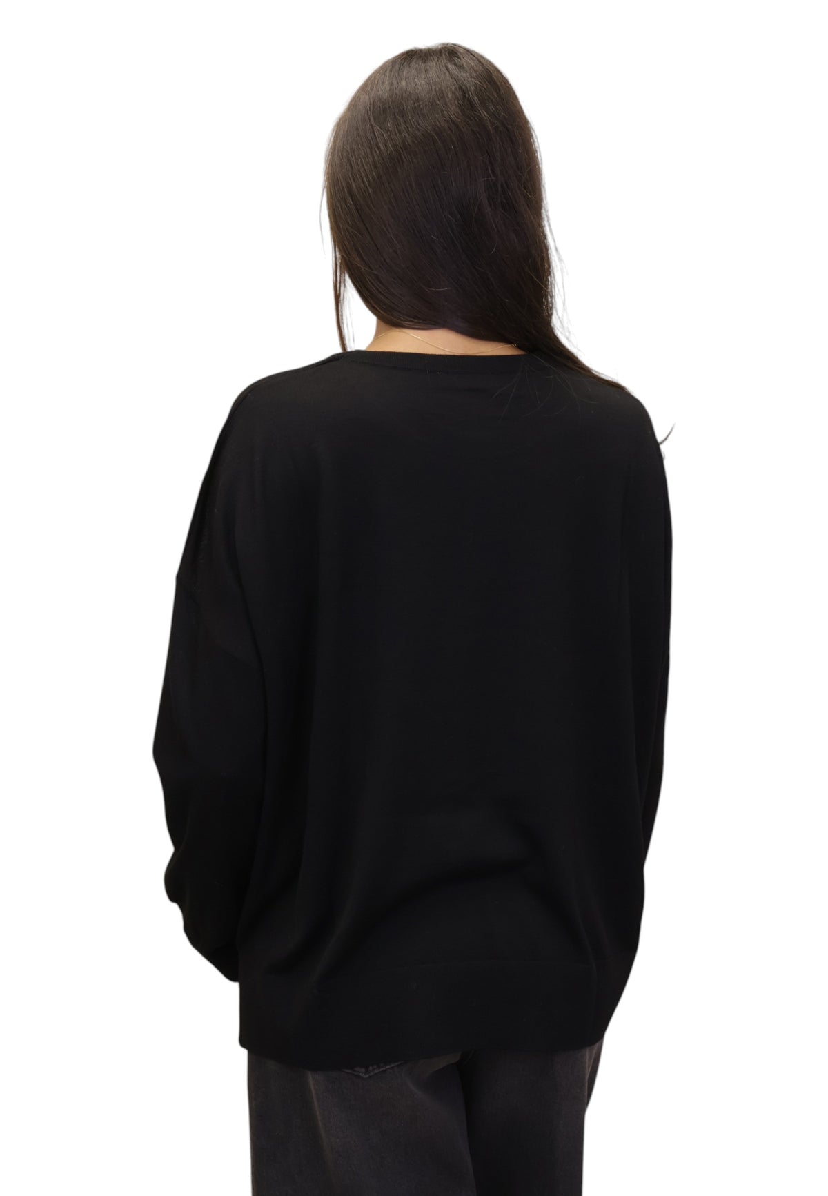 MAGLIE A GIROCOLLO Nero Kangra