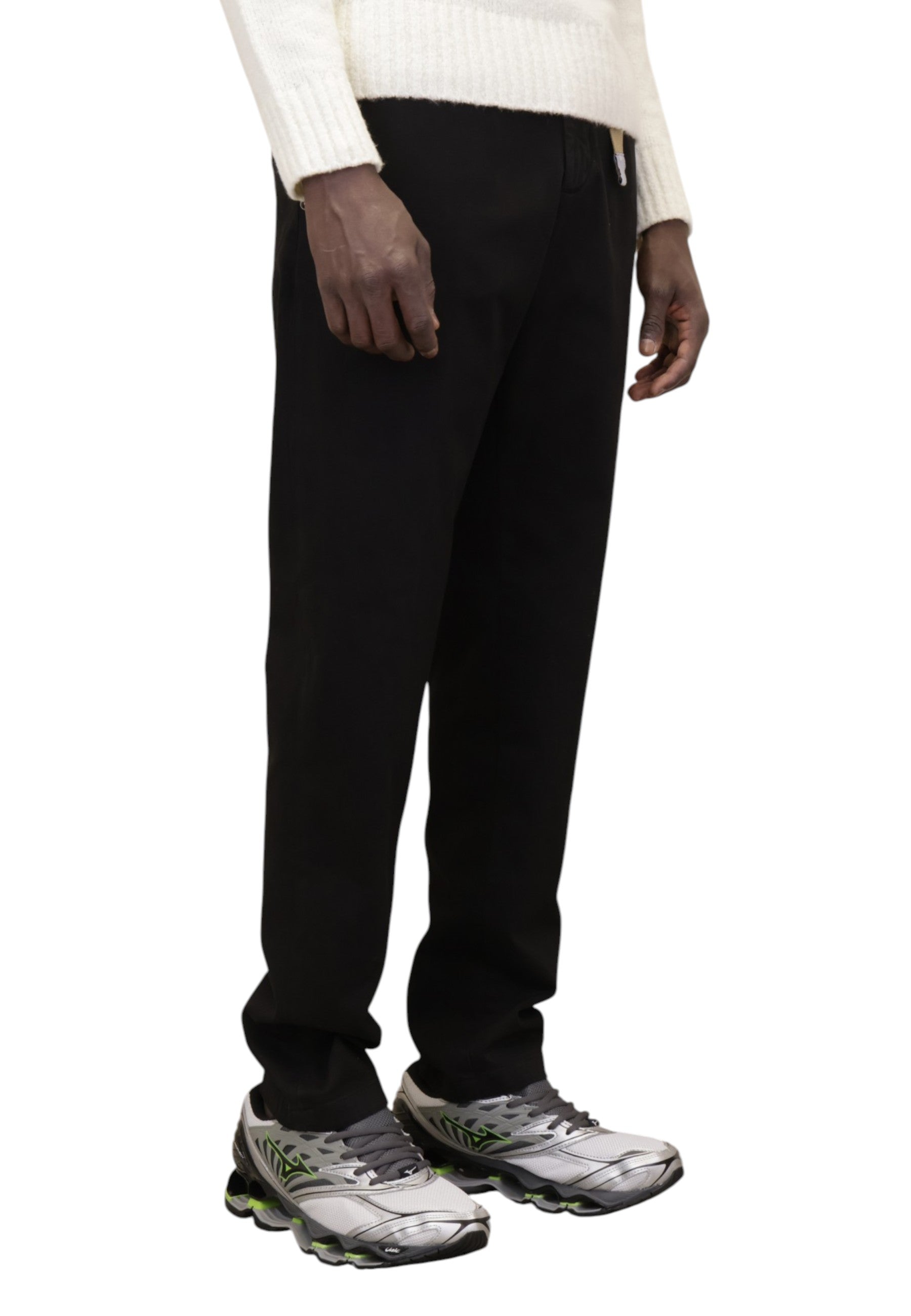 PANTALONI Nero White Sand