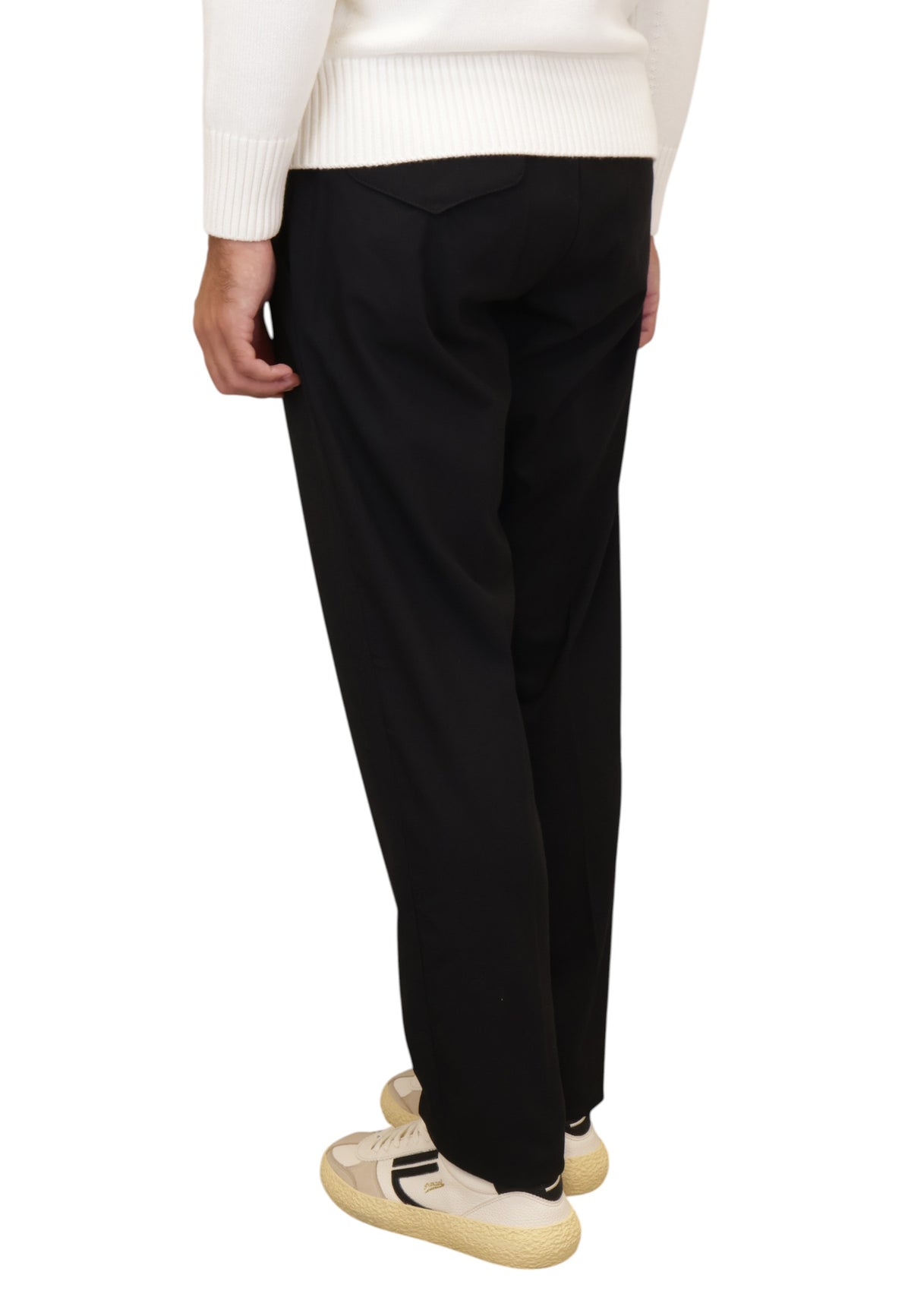 PANTALONI Nero White Sand