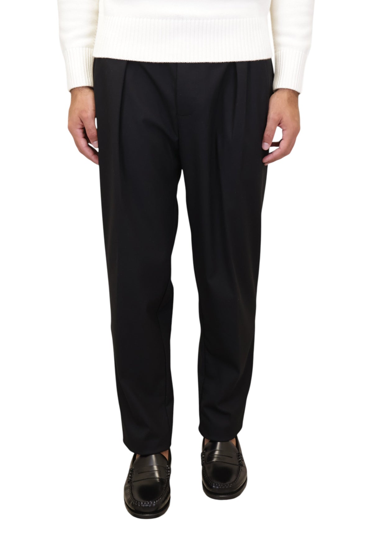 PANTALONI Nero White Sand