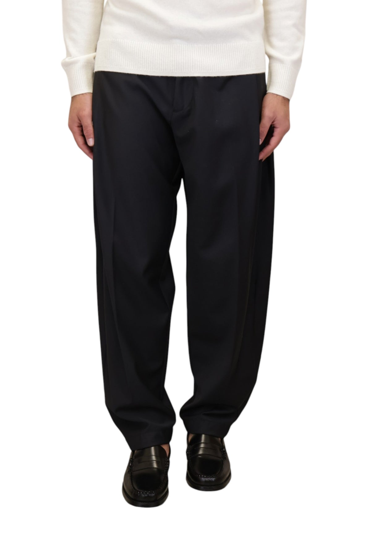 PANTALONI Nero White Sand