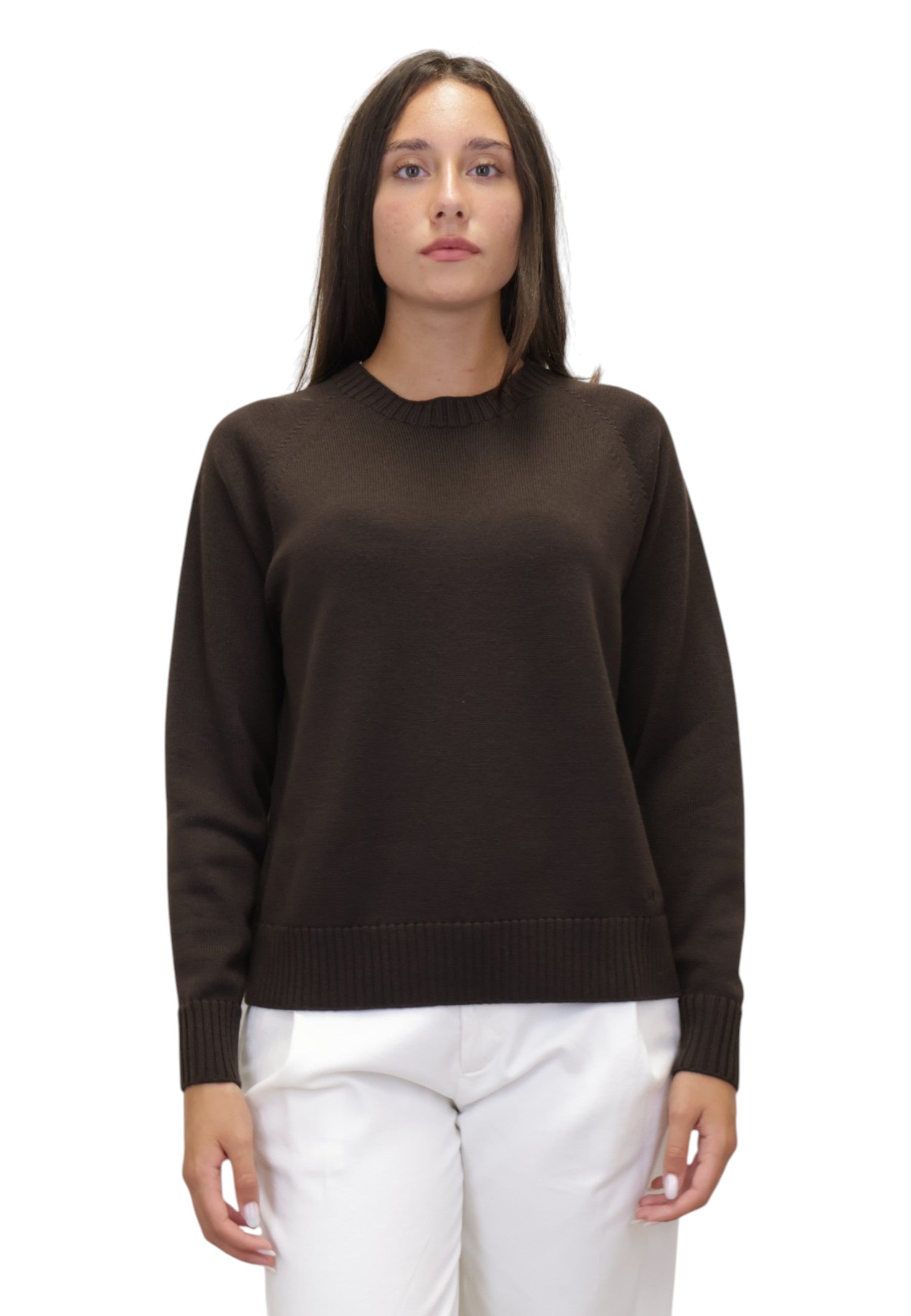 MAGLIE A GIROCOLLO Marrone Mm 2