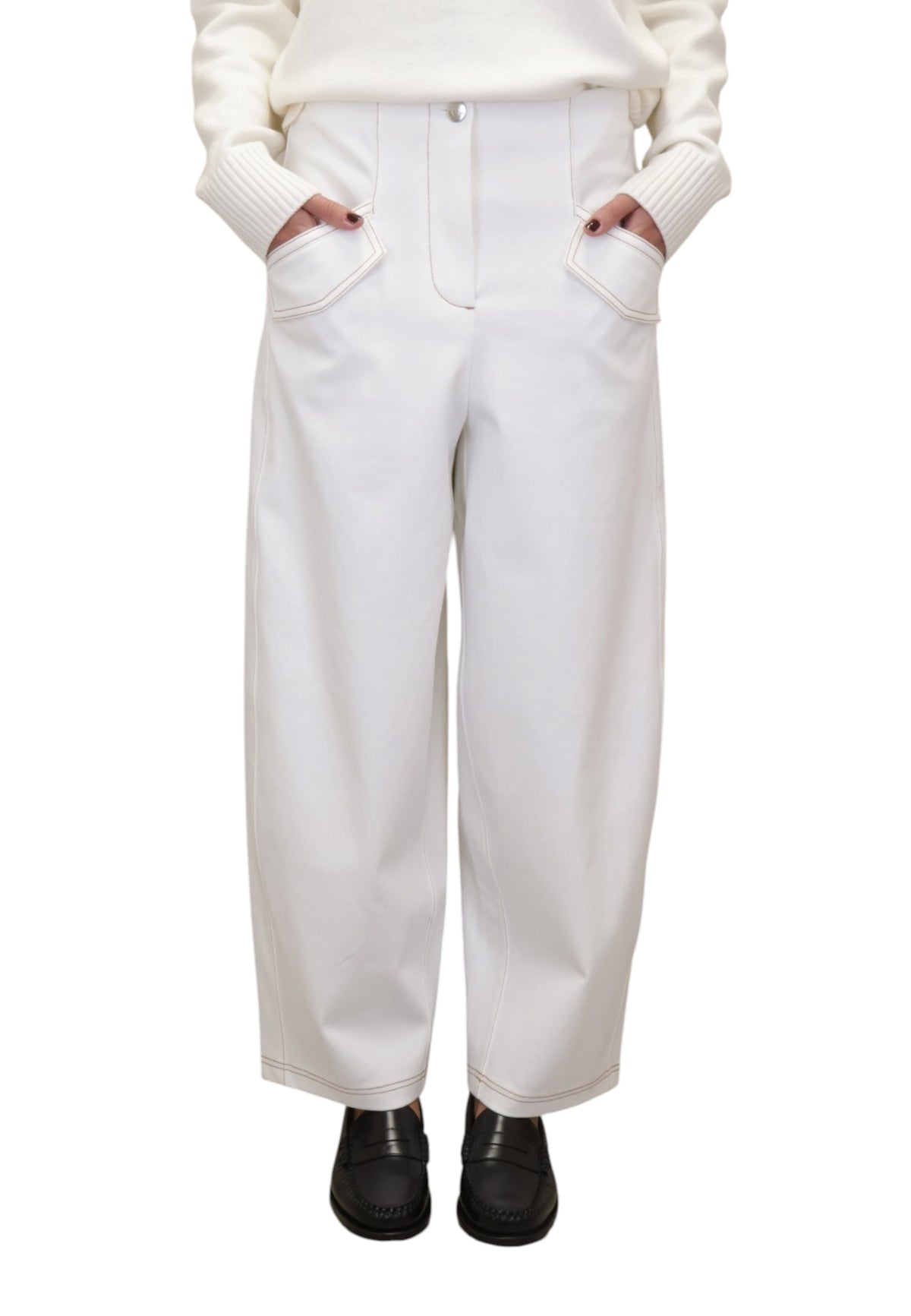 PANTALONI Bianco Mm 2
