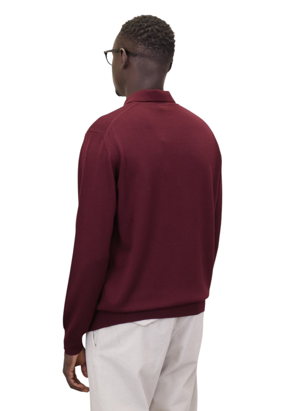POLO A MANICA LUNGA Bordeaux Altea