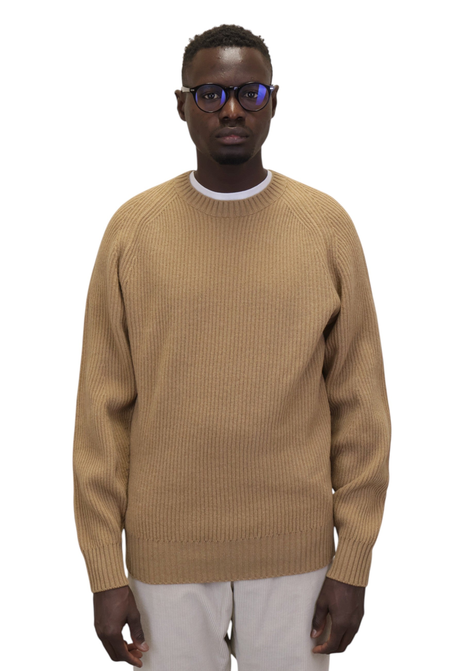 MAGLIE A GIROCOLLO Beige Altea