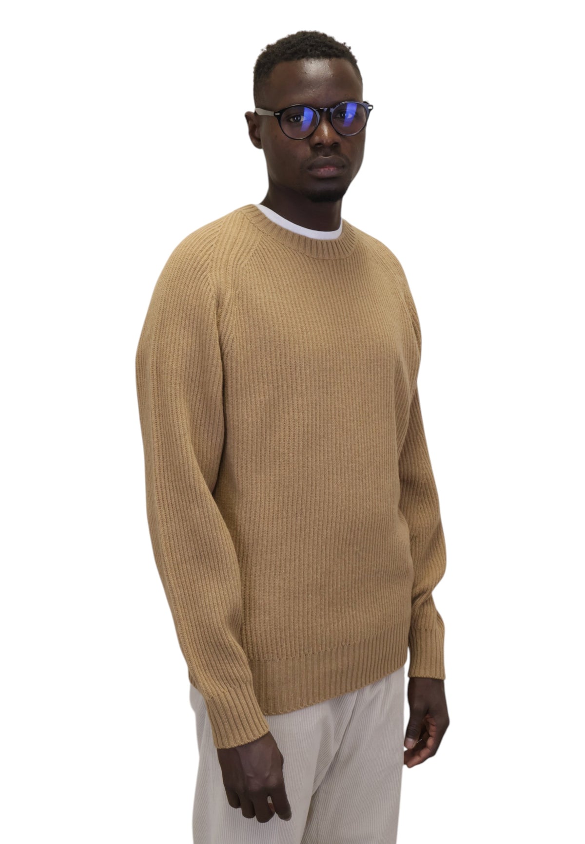 MAGLIE A GIROCOLLO Beige Altea