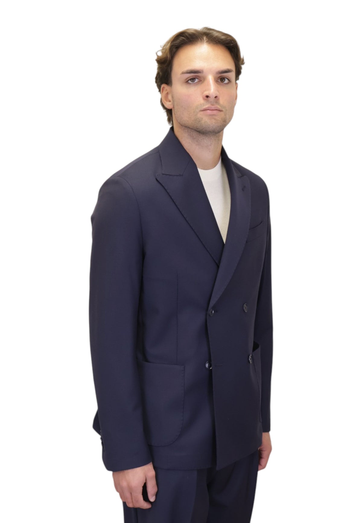 BLAZER DOPPIOPETTO Blu Bottega Marchigiana