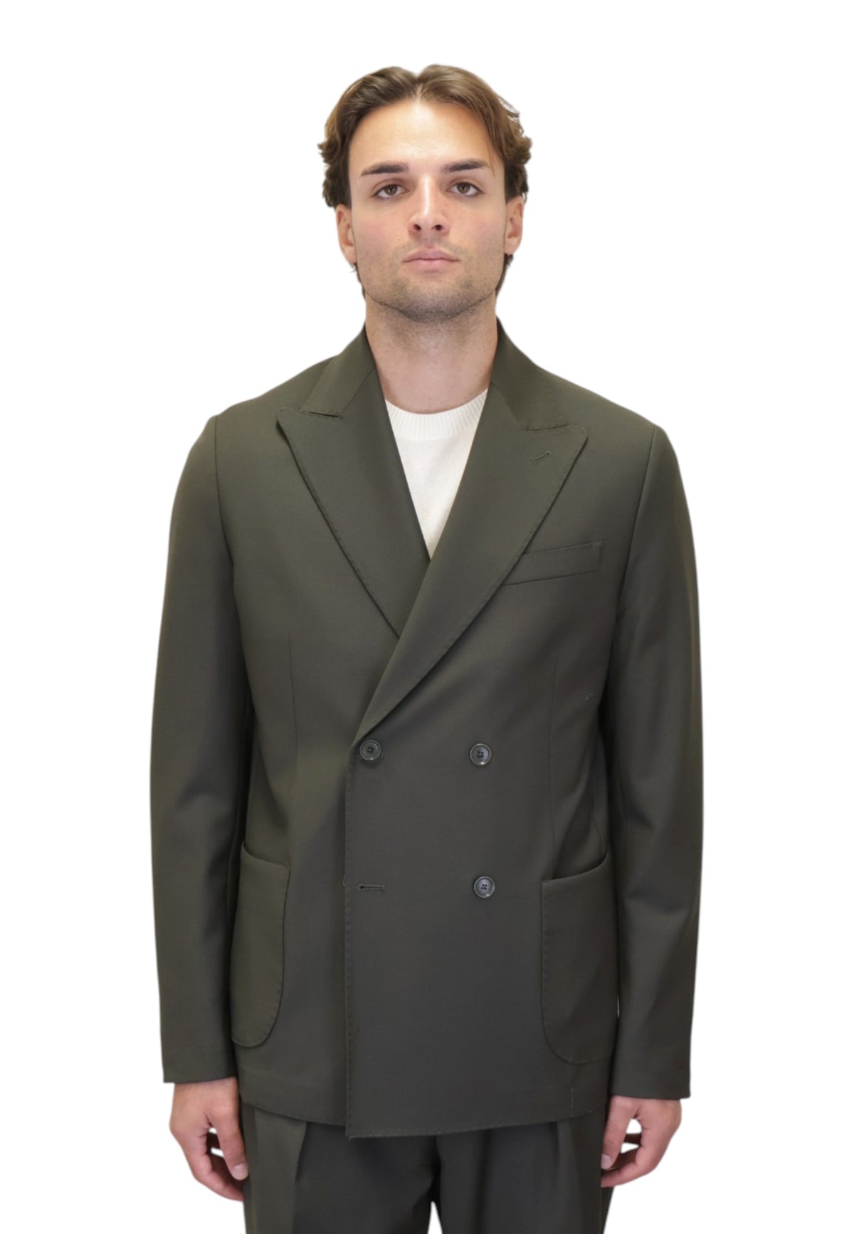 BLAZER DOPPIOPETTO Verde Bottega Marchigiana