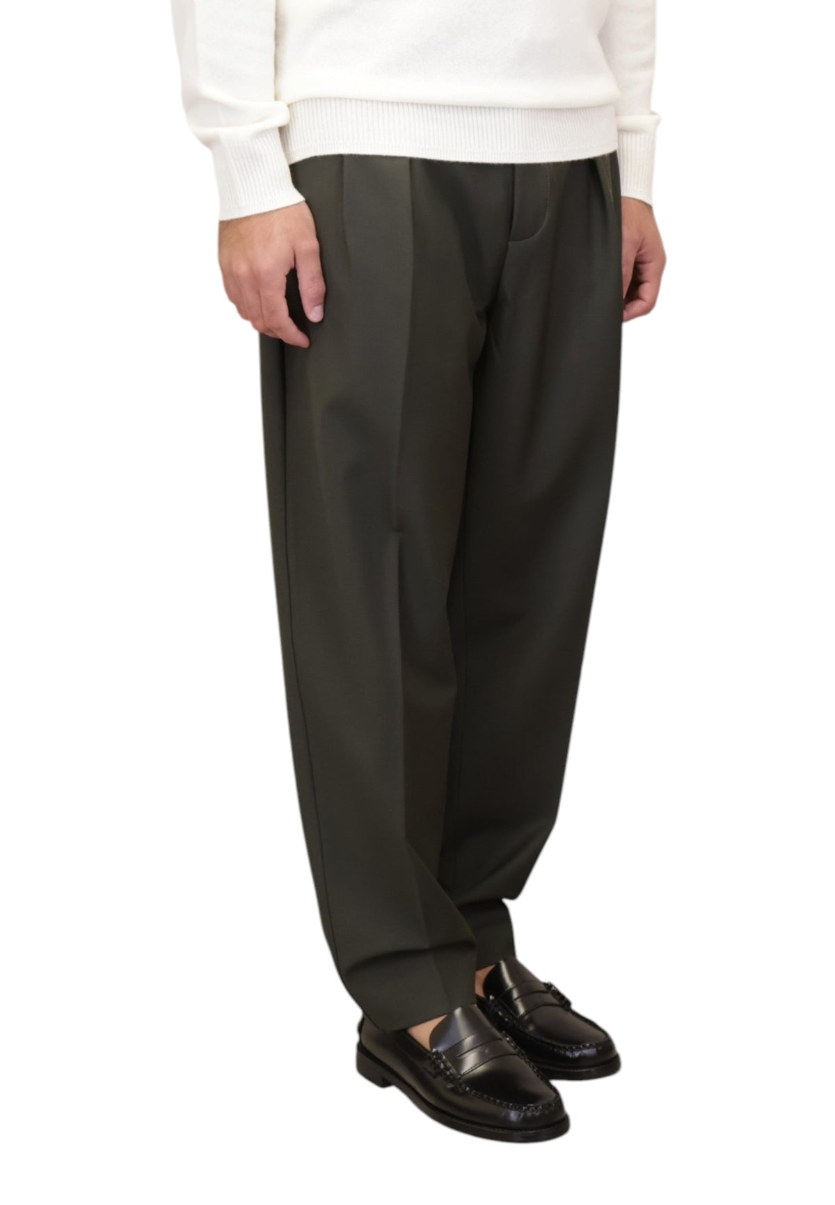 PANTALONI Verde Bottega Marchigiana
