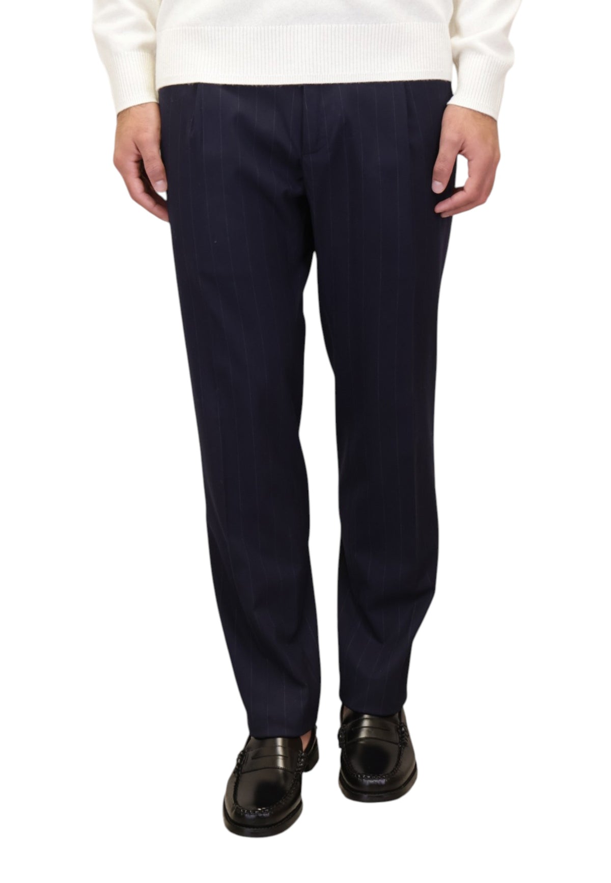 PANTALONI Blu Bottega Marchigiana