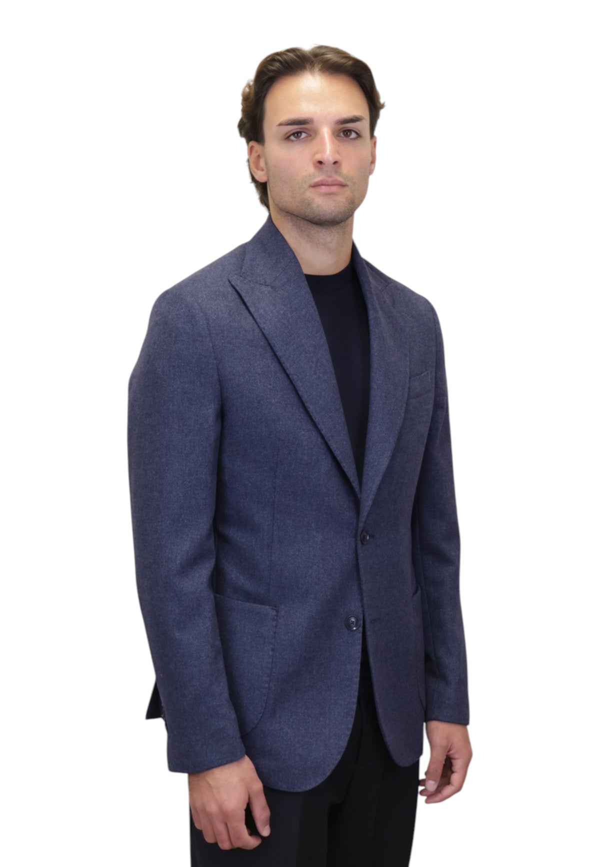 BLAZER MONOPETTO Blu Bottega Marchigiana