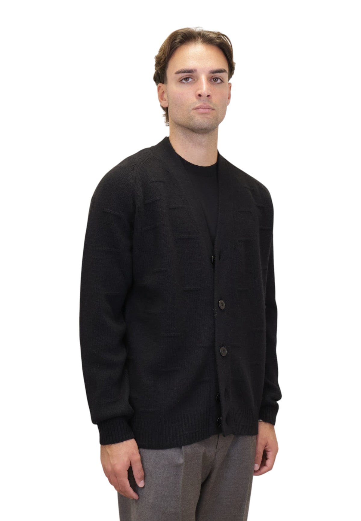 CARDIGAN Nero Daniele Fiesoli