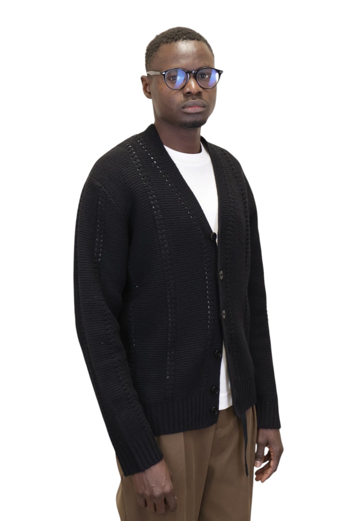 CARDIGAN Nero Daniele Fiesoli