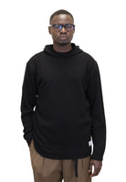 MAGLIE CON CAPPUCCIO Nero Daniele Fiesoli