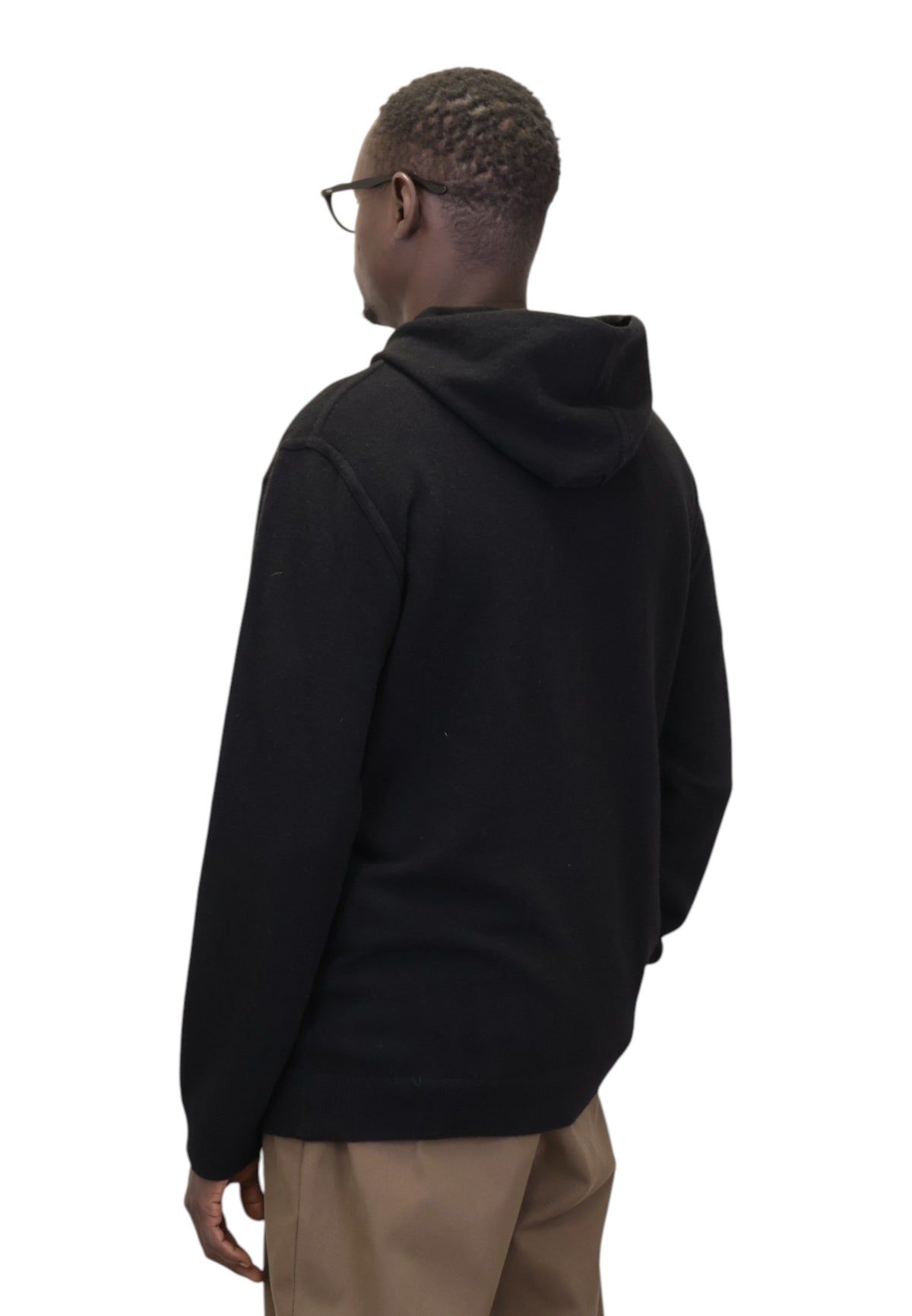 MAGLIE CON CAPPUCCIO Nero Daniele Fiesoli