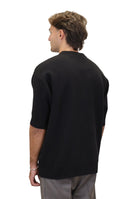 GIROCOLLO MANICA CORTA Nero Daniele Fiesoli