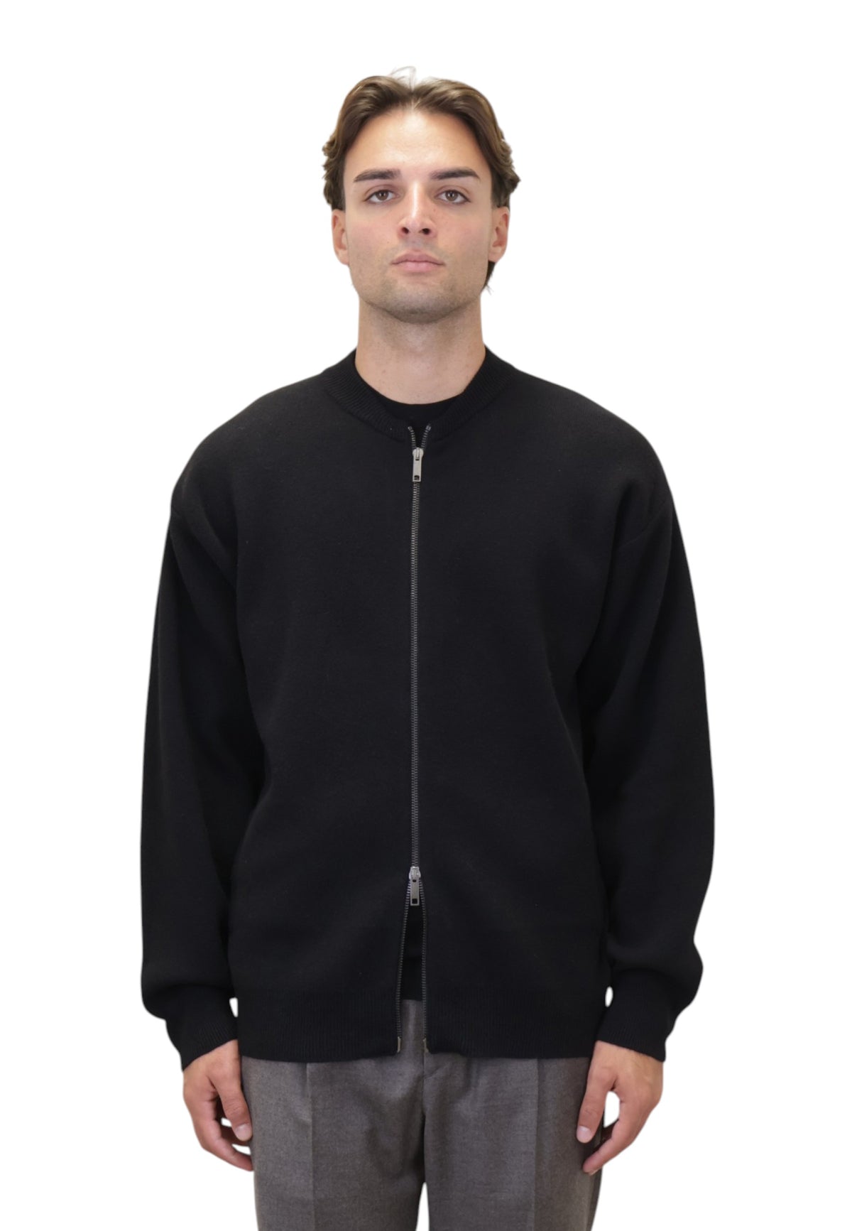 MAGLIE CON ZIP Nero Daniele Fiesoli