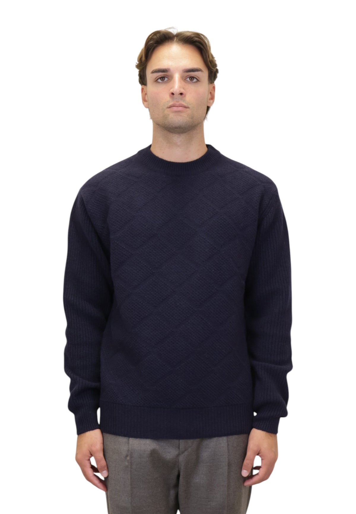 MAGLIE A GIROCOLLO Blu Daniele Fiesoli