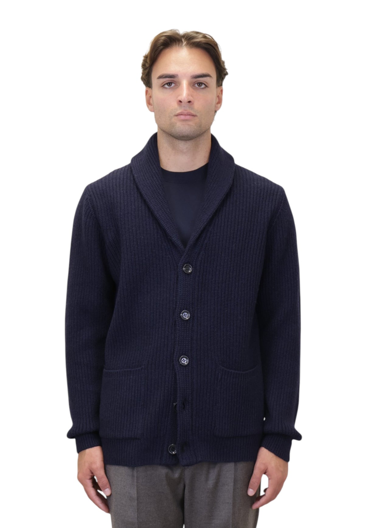 CARDIGAN Blu Daniele Fiesoli