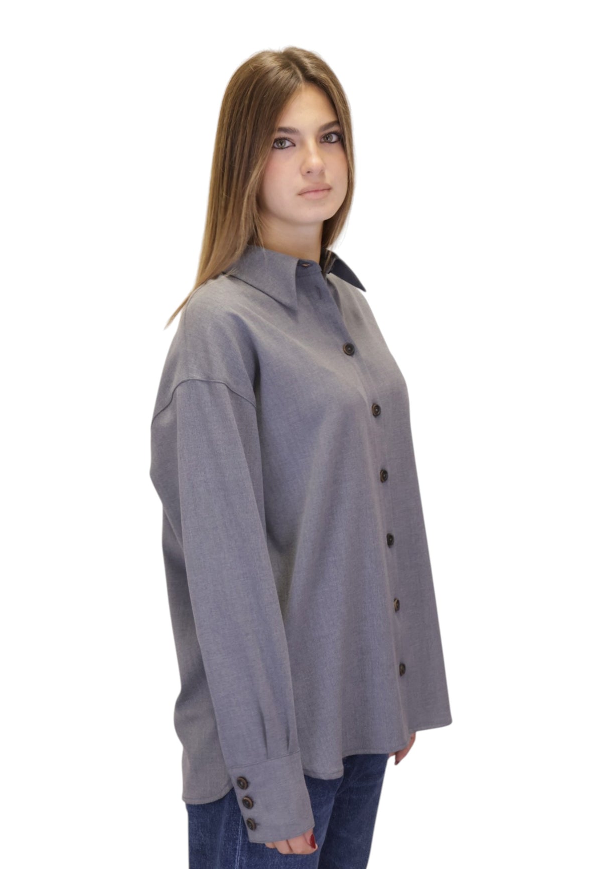 CAMICIE MANICA LUNGA Grigio Skills Milano