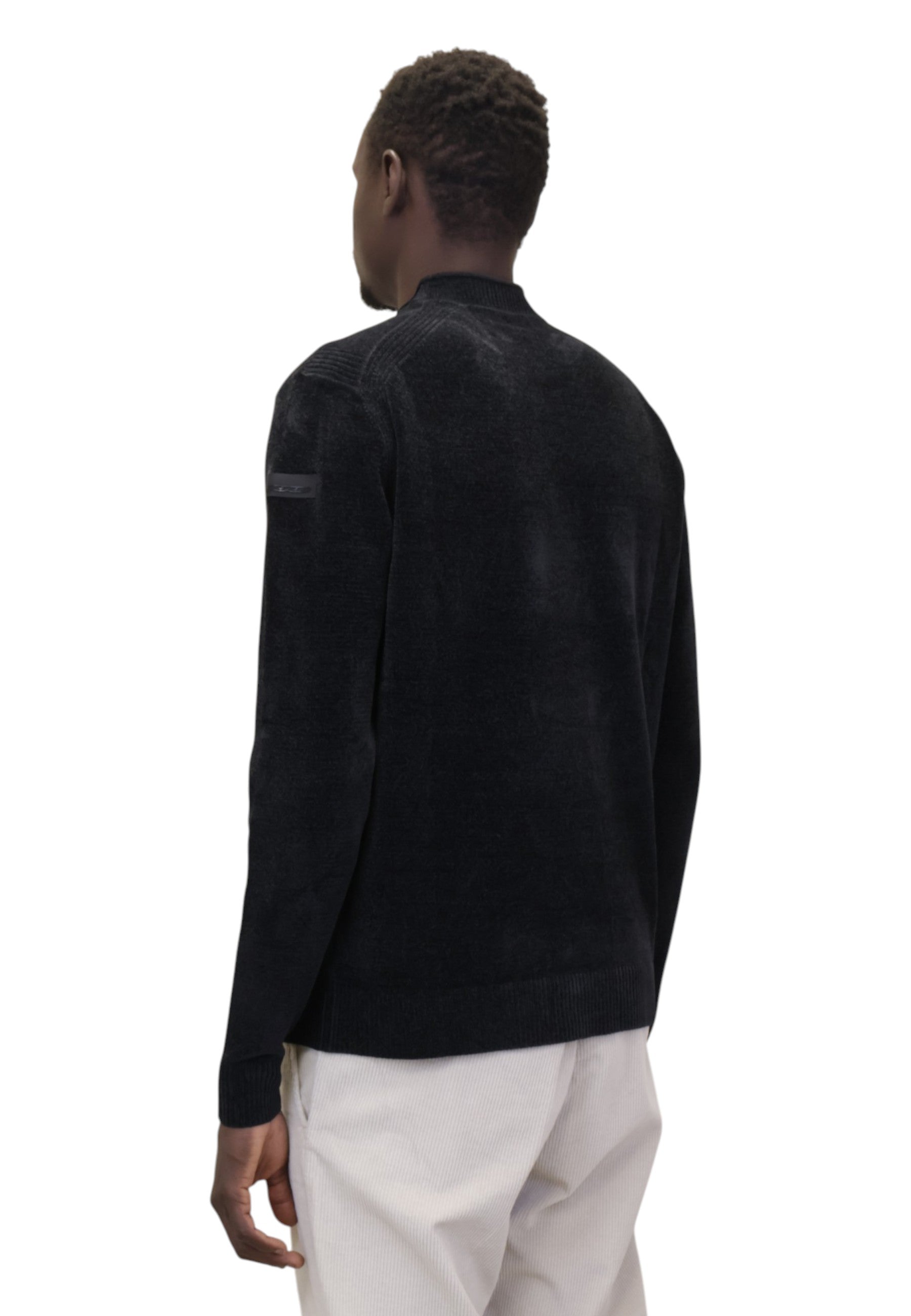 GIROCOLLO MANICA LUNGA Nero Rrd