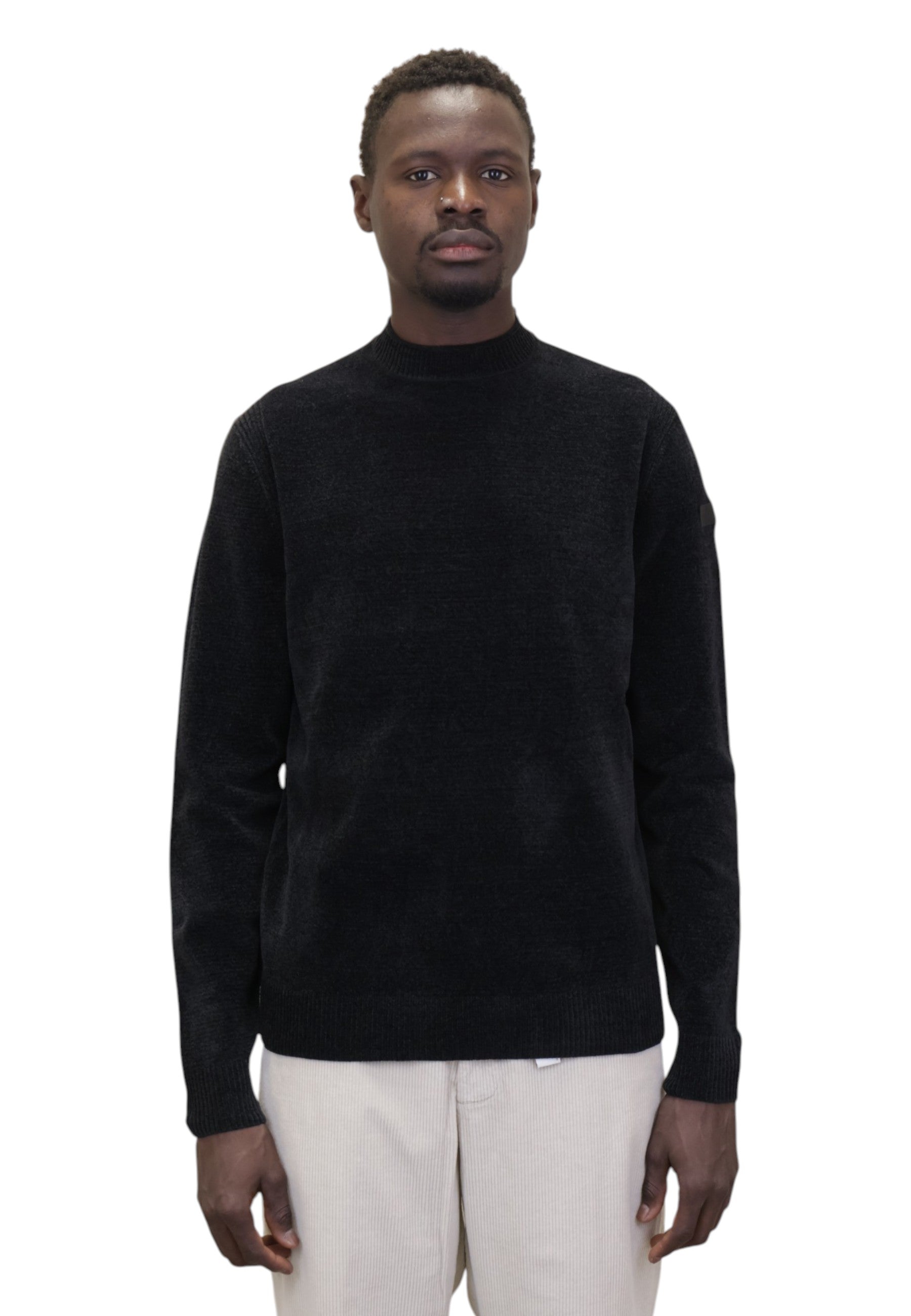 GIROCOLLO MANICA LUNGA Nero Rrd