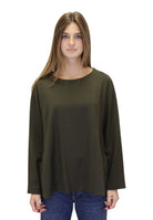 MAGLIE A GIROCOLLO Verde Meimei J