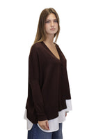 CARDIGAN Marrone Meimei J