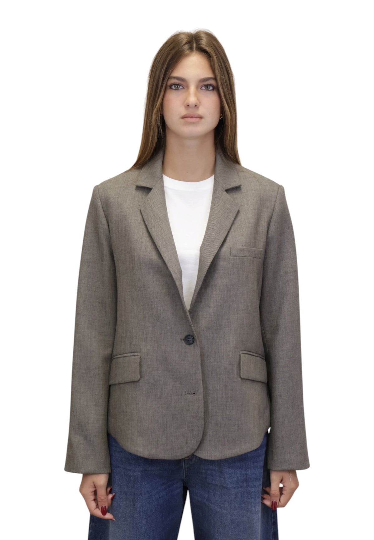 BLAZER MONOPETTO Grigio Meimei J