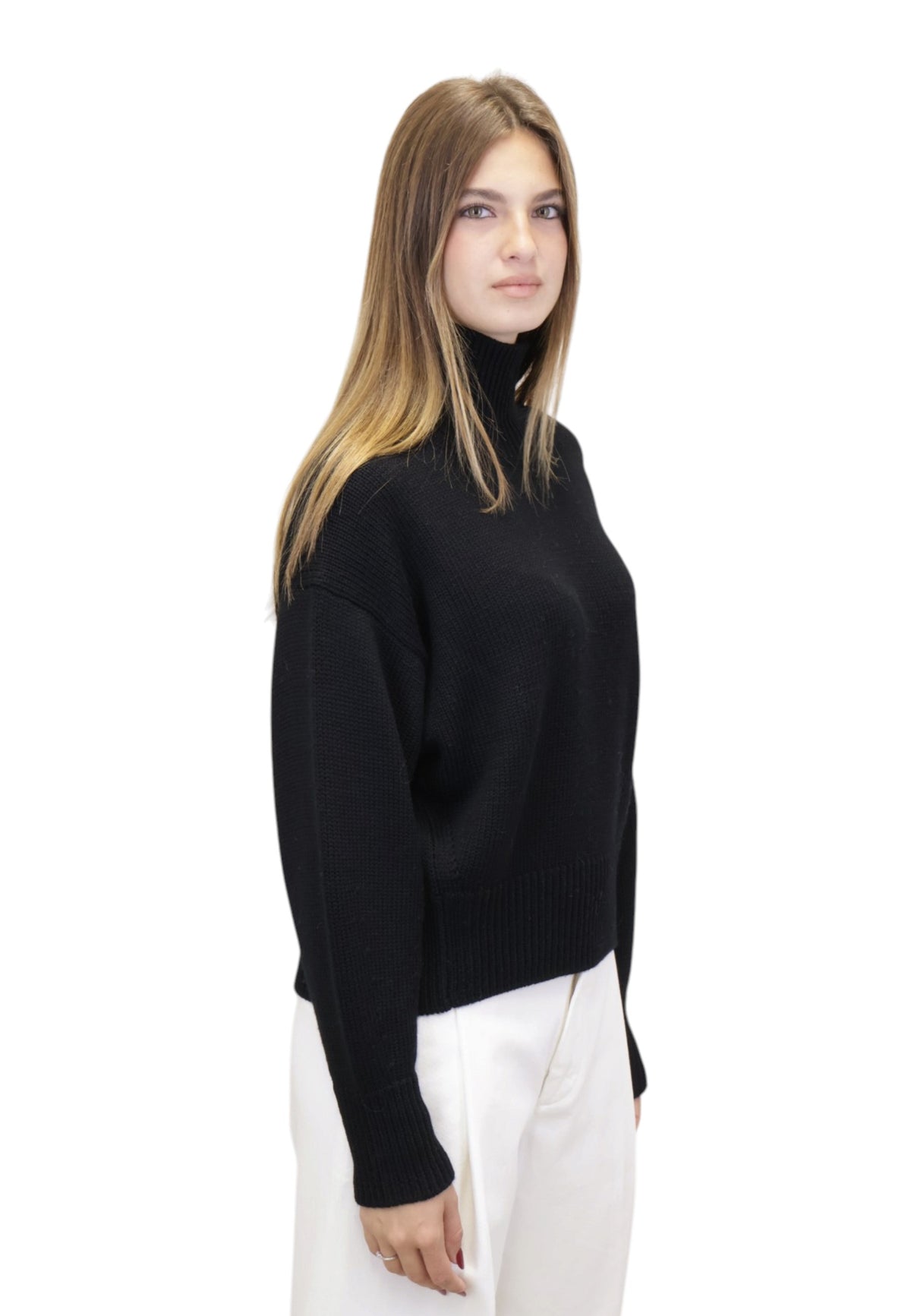 MAGLIE A LUPETTO Nero Meimei J