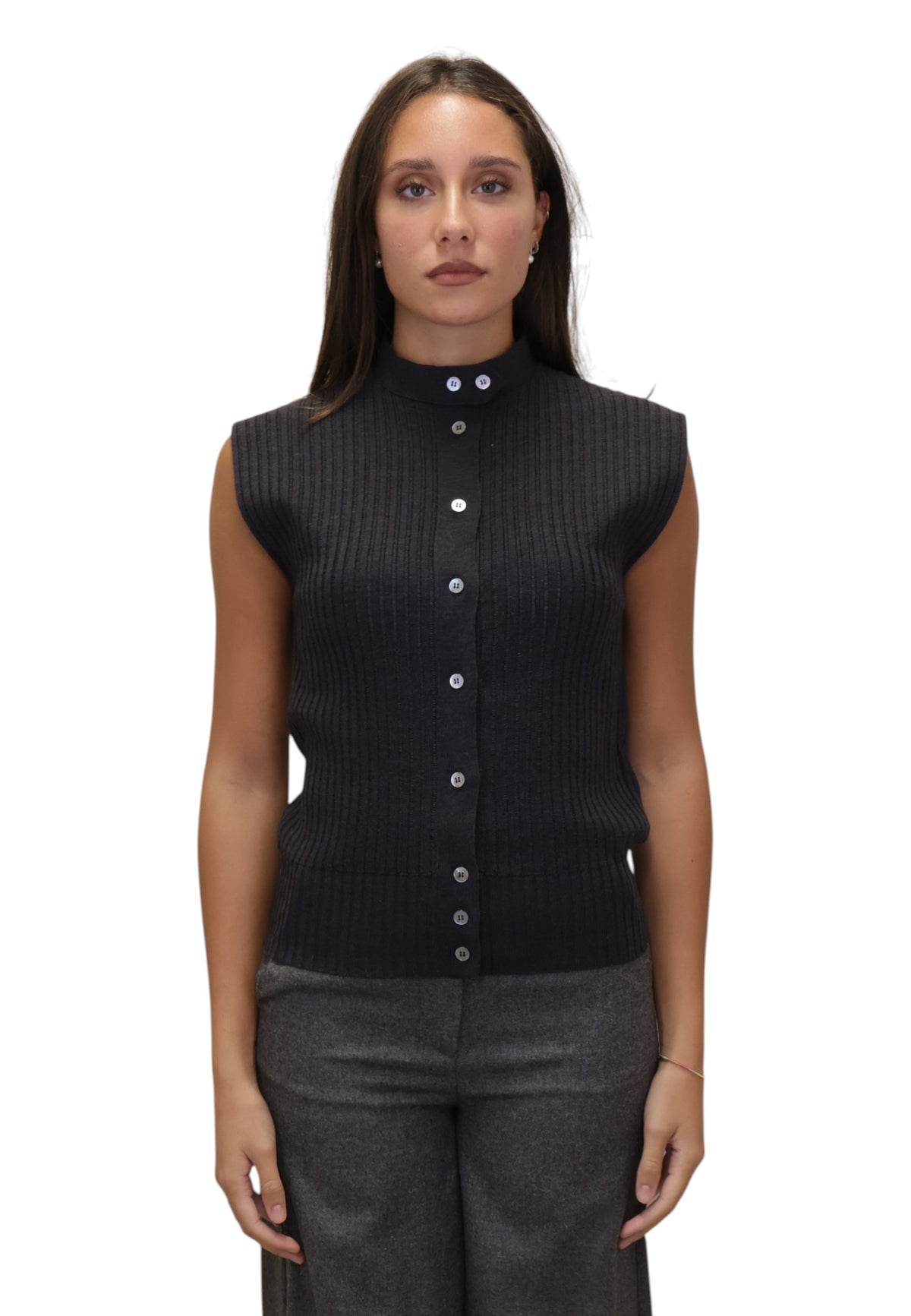 GILET Grigio Liviana Conti