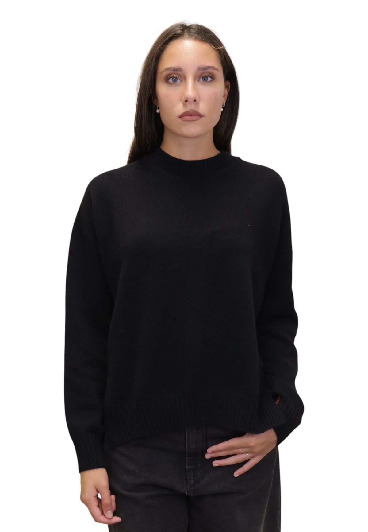 MAGLIE A GIROCOLLO Nero Liviana Conti