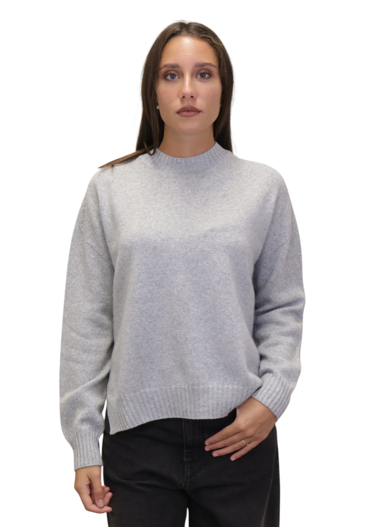MAGLIE A GIROCOLLO Grigio Liviana Conti
