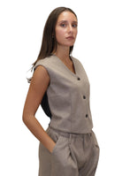 GILET Marrone Liviana Conti