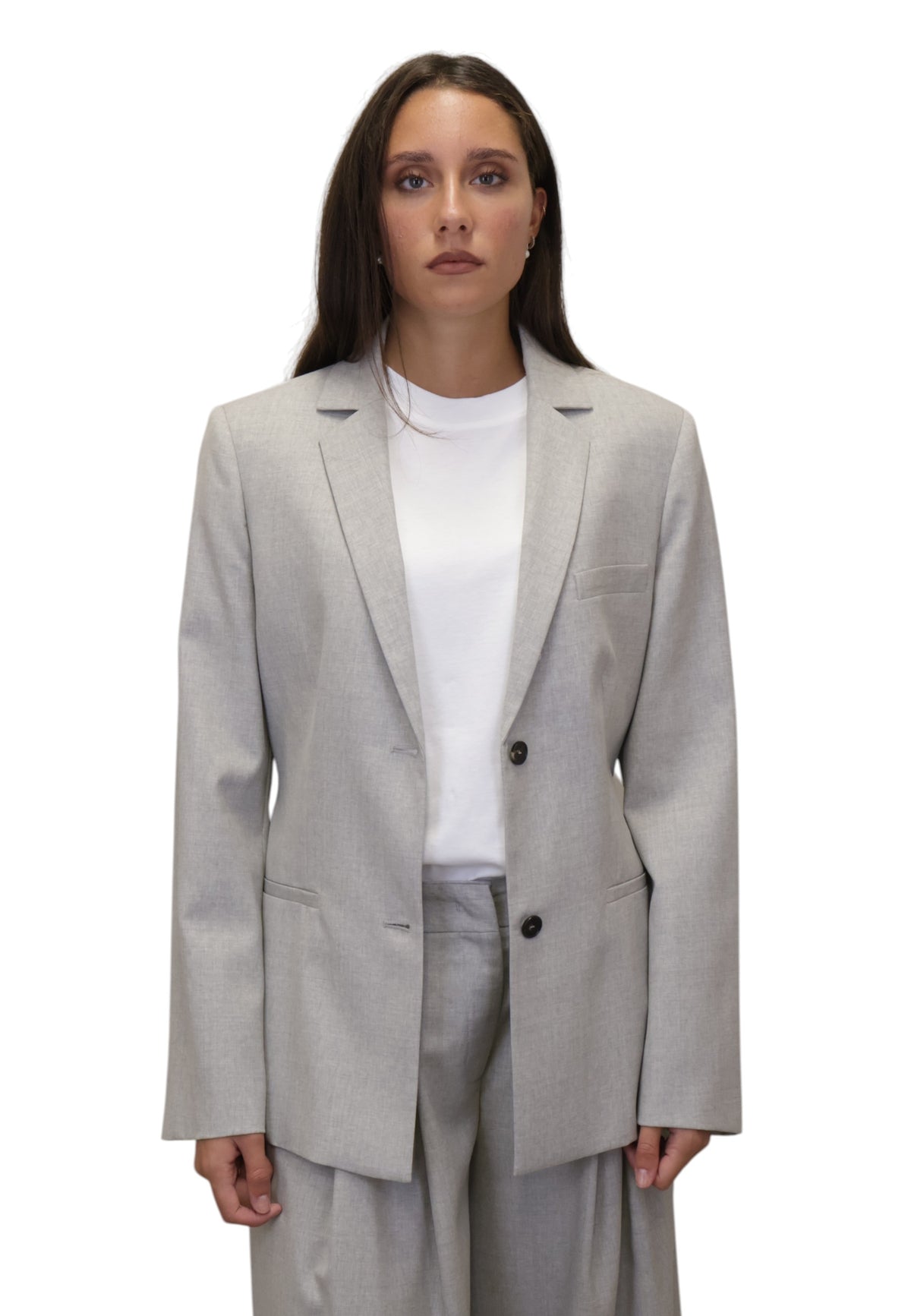 BLAZER MONOPETTO Grigio Liviana Conti