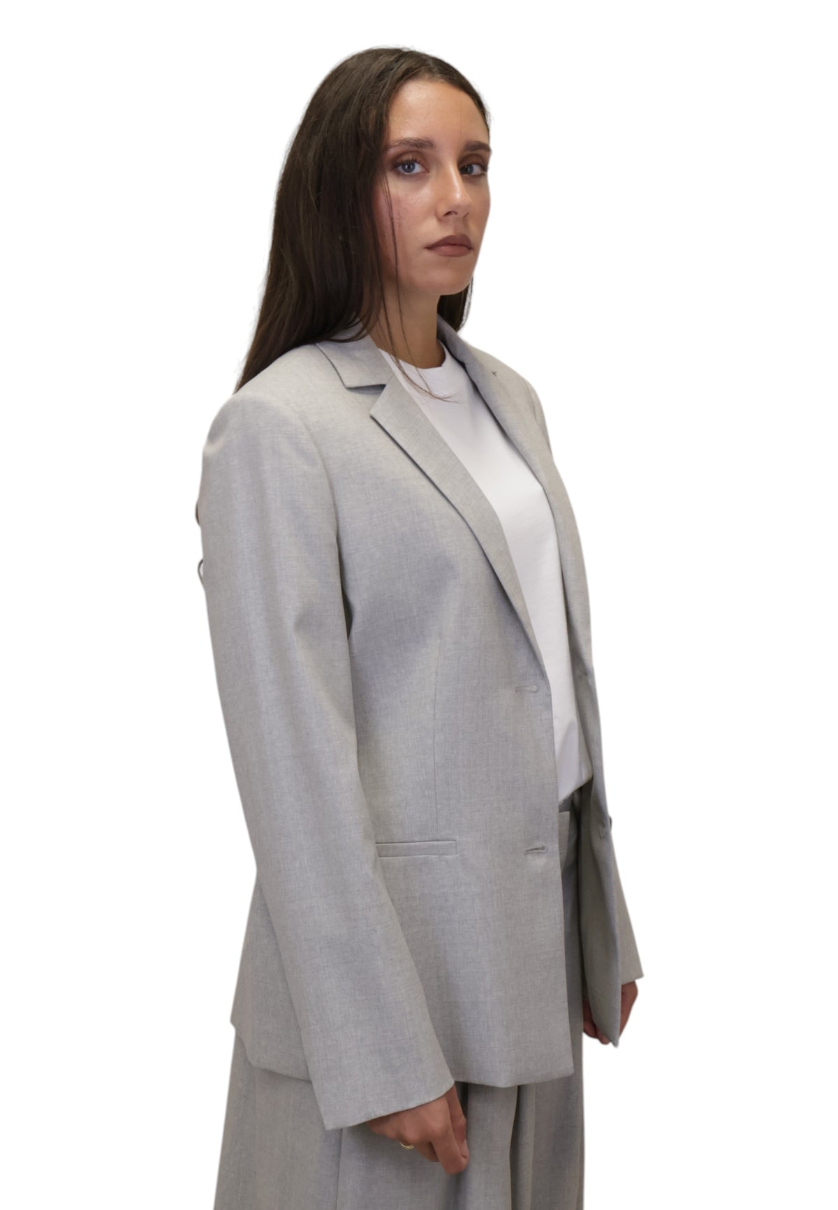 BLAZER MONOPETTO Grigio Liviana Conti