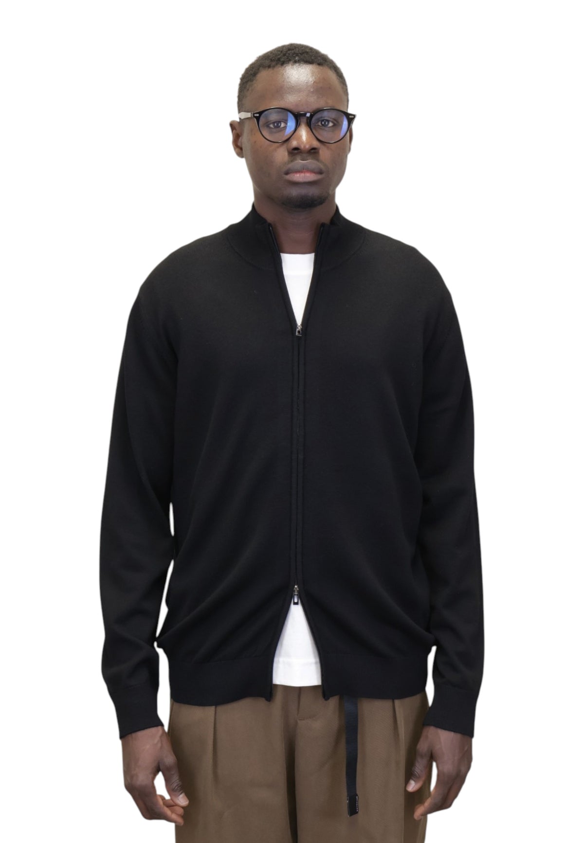 MAGLIE CON ZIP Nero Jean Paul