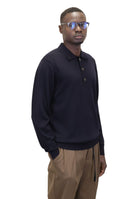 POLO A MANICA LUNGA Blu Jean Paul