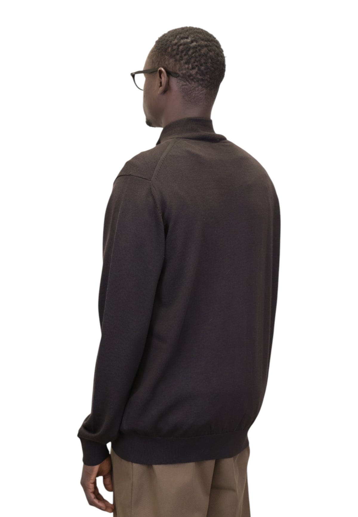 MAGLIE CON ZIP Marrone Jean Paul