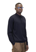 POLO A MANICA LUNGA Blu Jean Paul