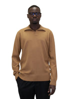 POLO A MANICA LUNGA Marrone Jean Paul