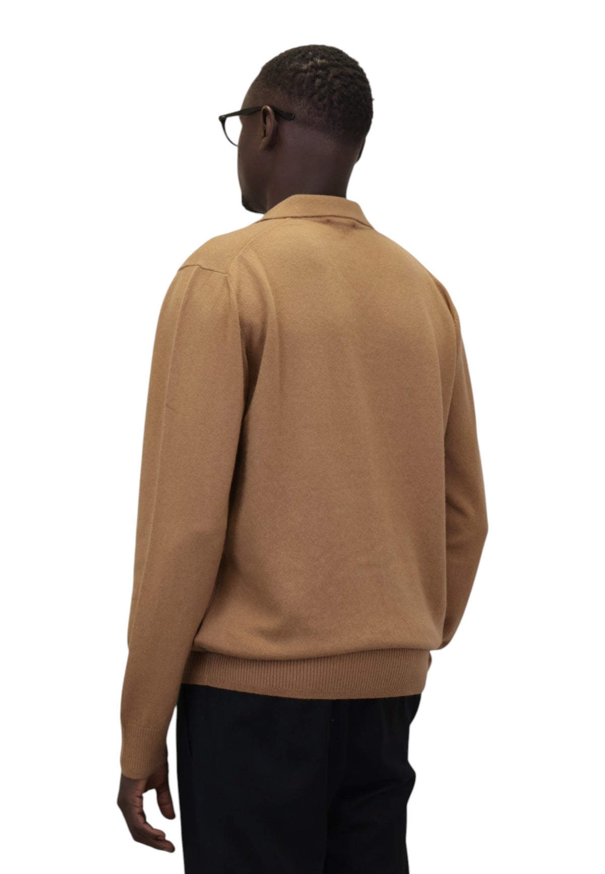 POLO A MANICA LUNGA Marrone Jean Paul