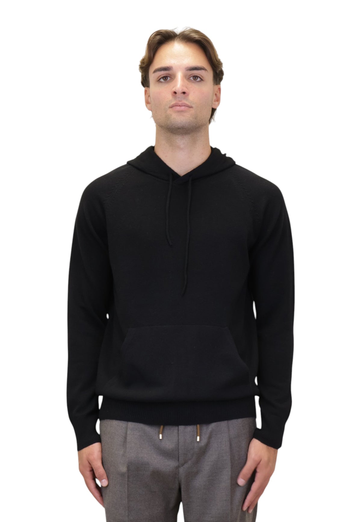 FELPE CON CAPPUCCIO Nero Jean Paul
