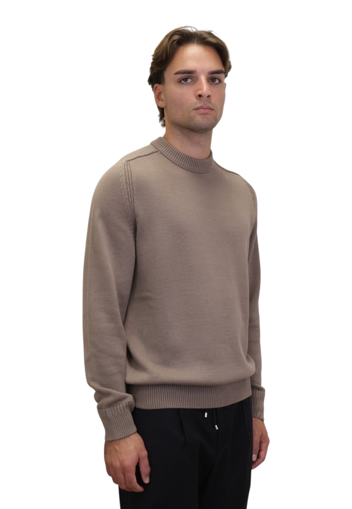 MAGLIE A GIROCOLLO Beige Jean Paul