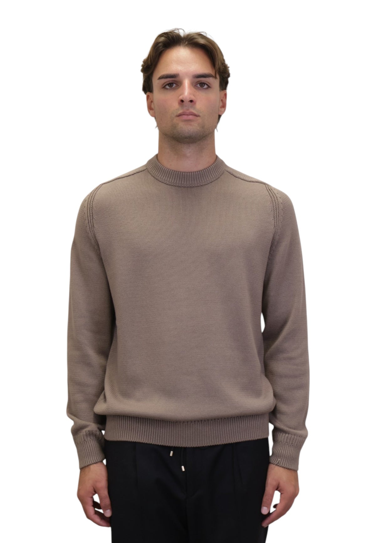 MAGLIE A GIROCOLLO Beige Jean Paul