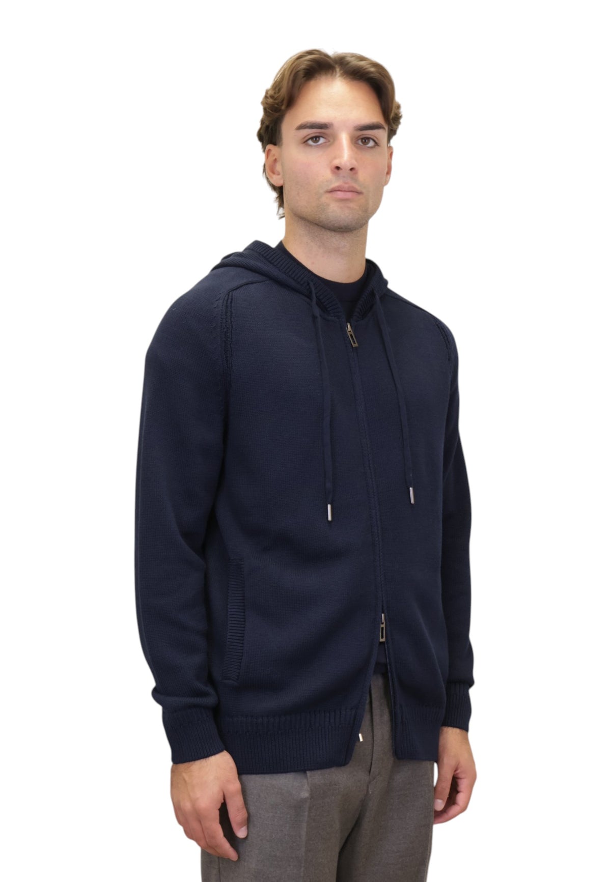 MAGLIE CON CAPPUCCIO Blu Jean Paul