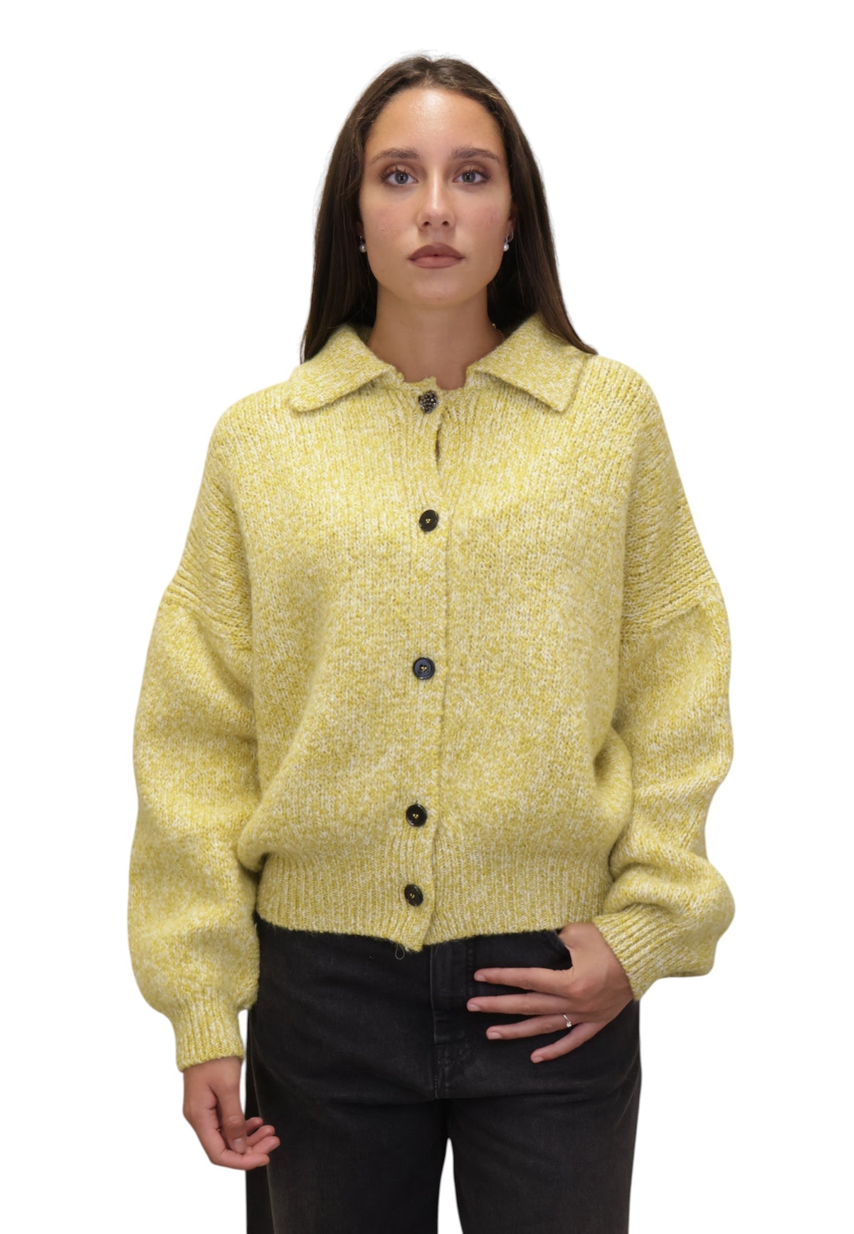 CARDIGAN Giallo Solotre