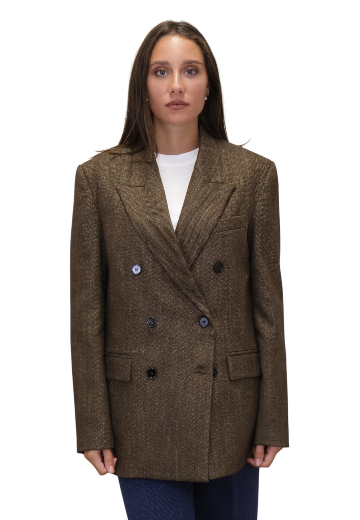 BLAZER DOPPIOPETTO Marrone Solotre